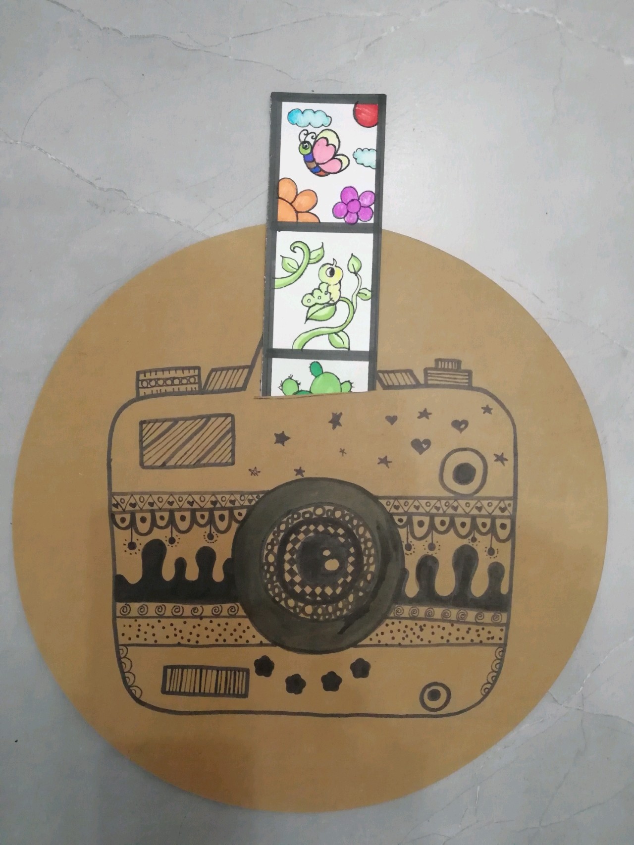 小班美术课程教案，水果照相机的创意绘画