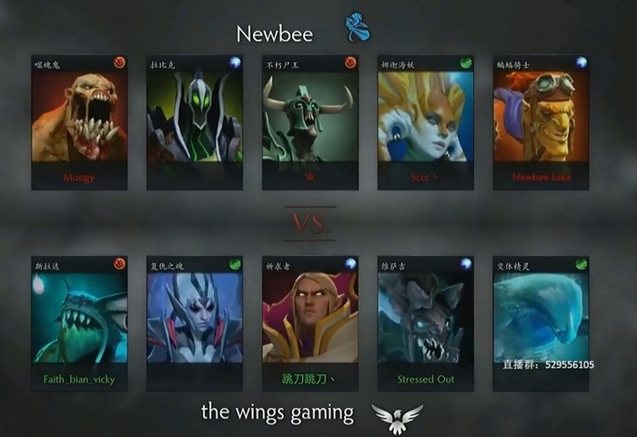 DOTA2十周年庆典，回顾最佳阵容之Wings战队传奇英雄组合