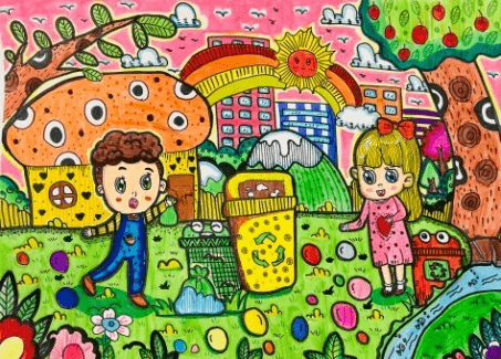 中班美术教案，小猴子的故事画创作